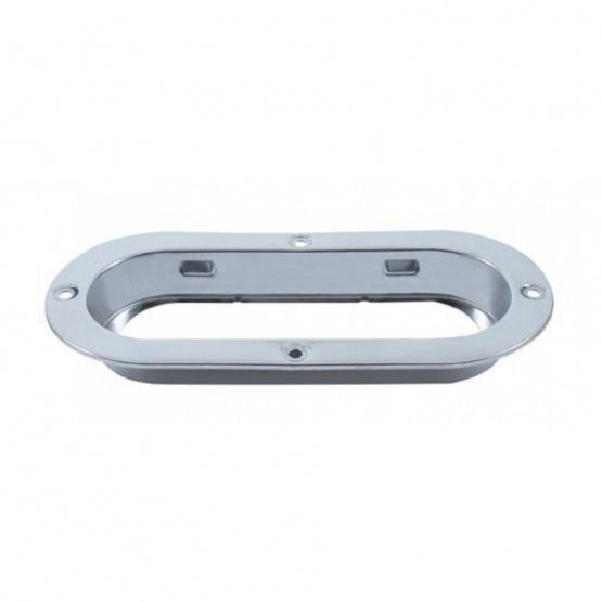 6" Oval Stainless Steel Mounting Flange