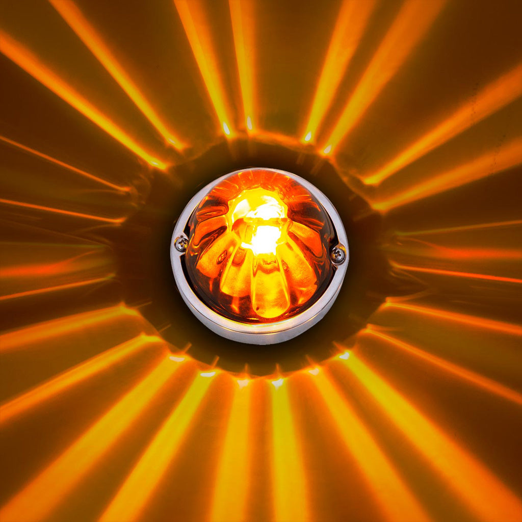 UltraBurst Glass Lens Amber Dual Function 1157 LED Bulb Watermelon Light Flush Mount