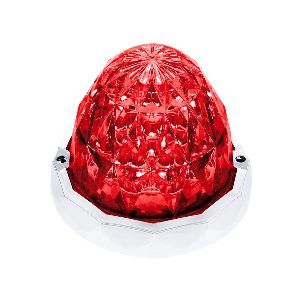 United Pacific Red Dual Function 19 LED Crystal Watermelon Light