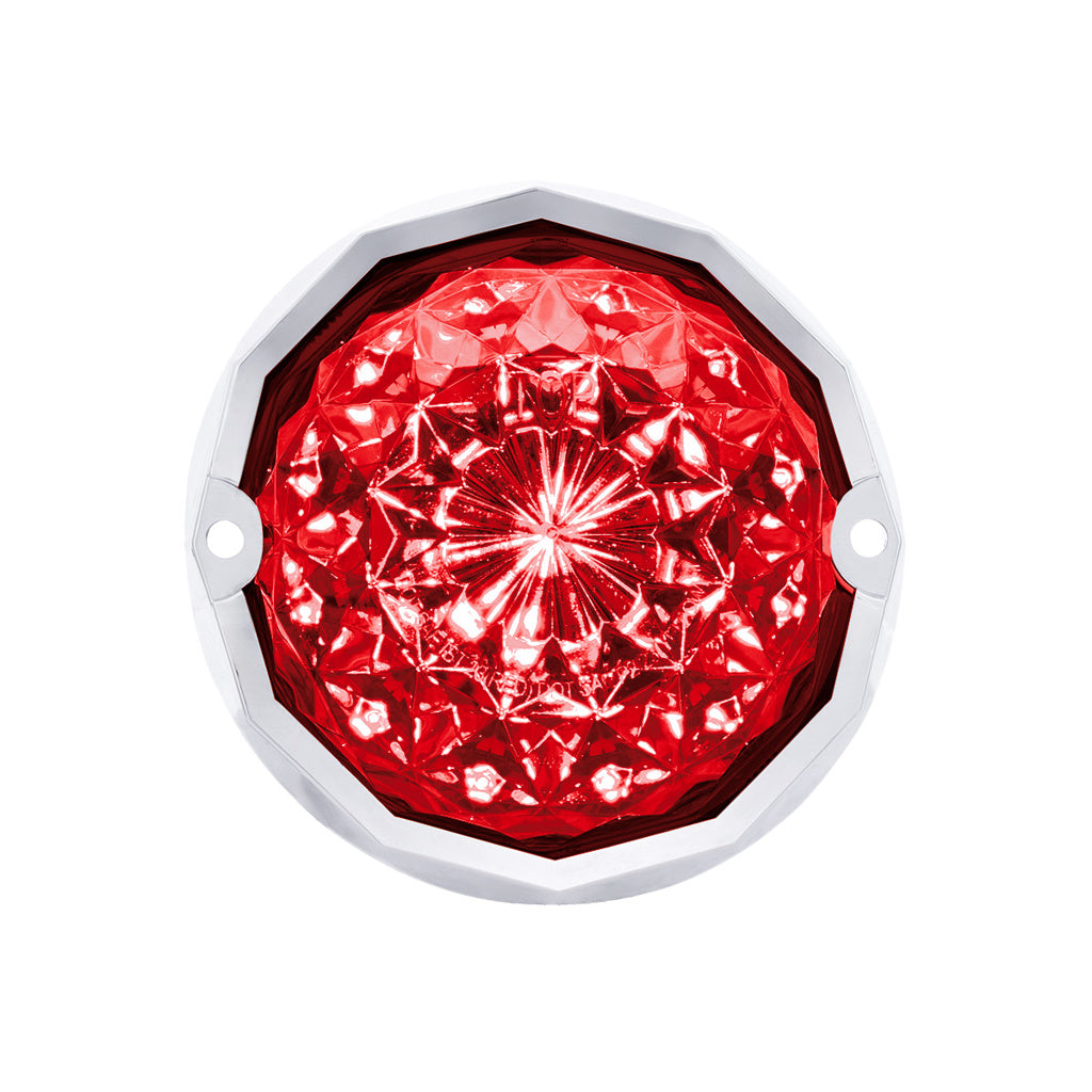 United Pacific Red Dual Function 19 LED Crystal Watermelon Light