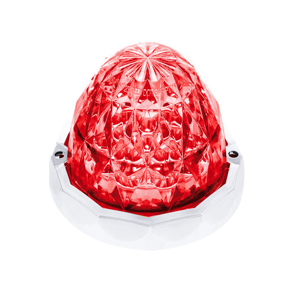 United Pacific Red Dual Function 19 LED Crystal Watermelon Light