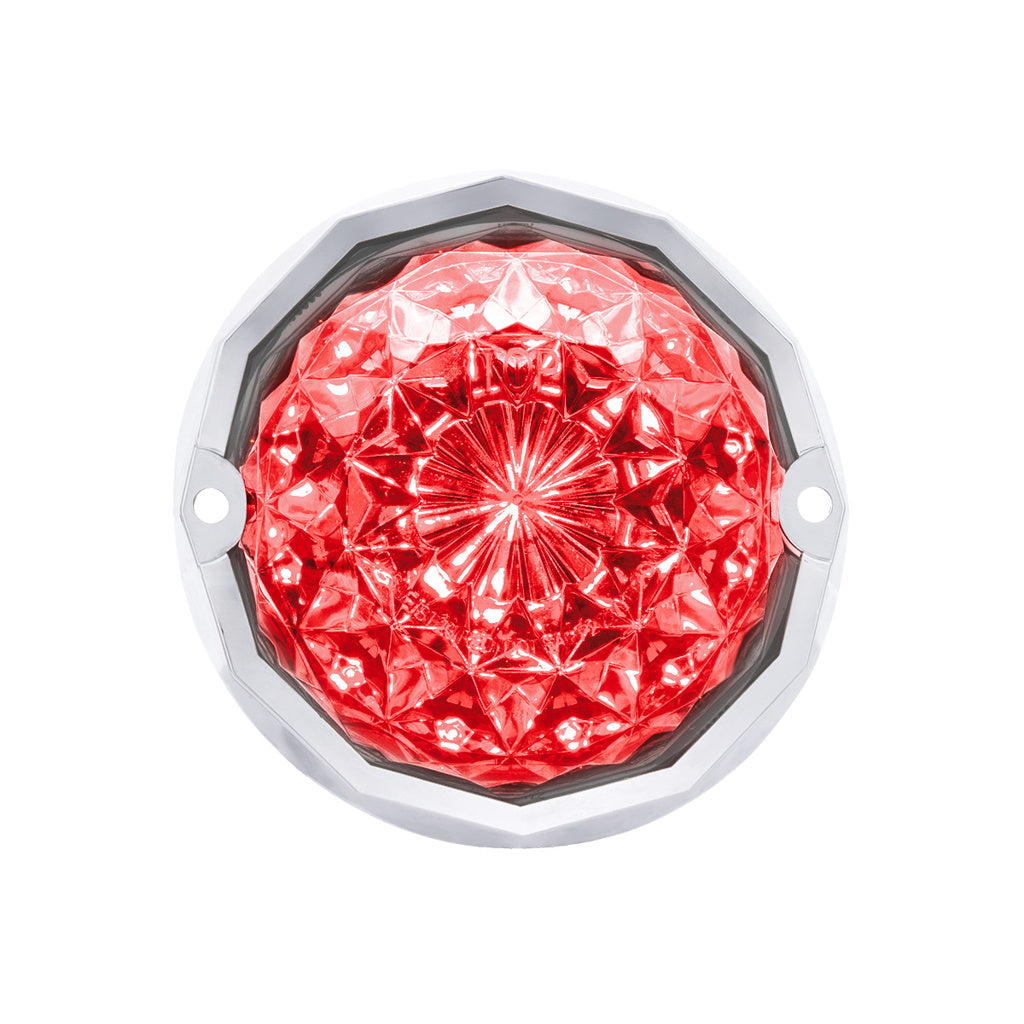 United Pacific Red Dual Function 19 LED Crystal Watermelon Light