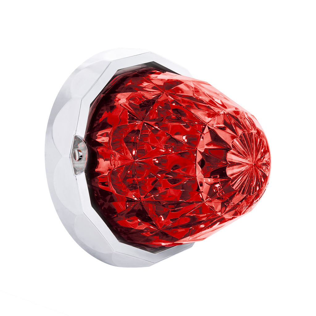 United Pacific Double Fury Red Auxiliary to Amber Primary Function 19 LED Crystal Watermelon Light