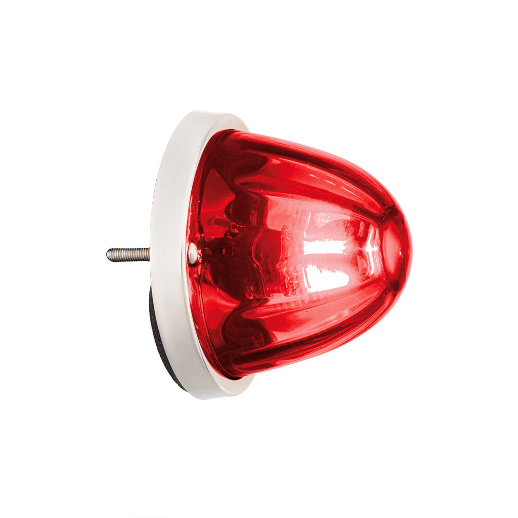UltraBurst Glass Lens Red Dual Function 18 LED 360 Degree 1157 LED Bulb Watermelon Light Flush Mount