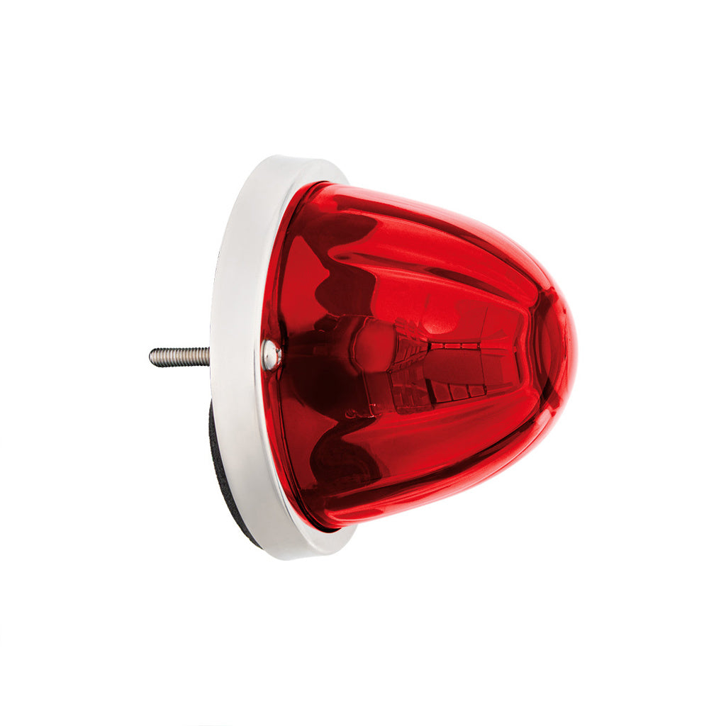 UltraBurst Glass Lens Red Dual Function 18 LED 360 Degree 1157 LED Bulb Watermelon Light Flush Mount