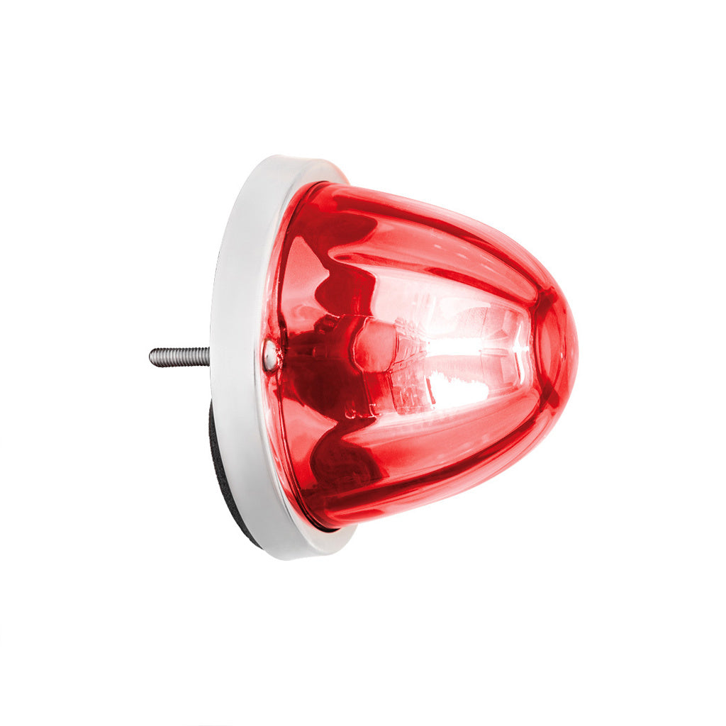 UltraBurst Glass Lens Red Dual Function 18 LED 360 Degree 1157 LED Bulb Watermelon Light Flush Mount