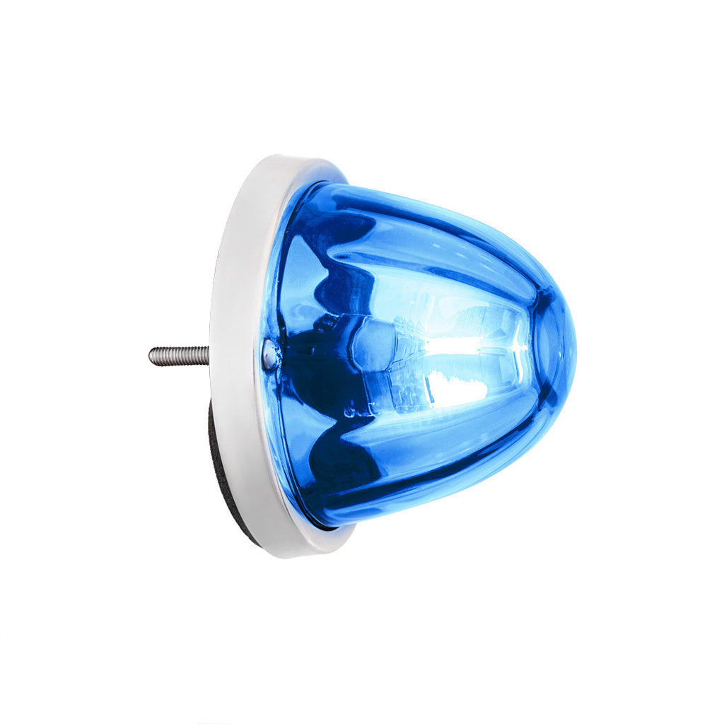 UltraBurst Glass Lens Blue Dual Function 18 LED 360 Degree 1157 LED Bulb Watermelon Light Flush Mount