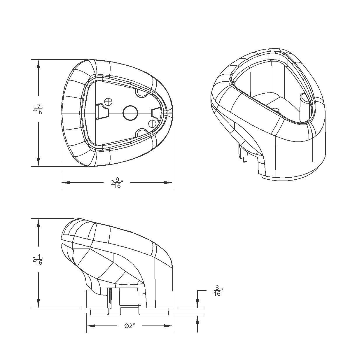 Colored 13/15/18 Speed Eaton Fuller Style Gearshift Knob