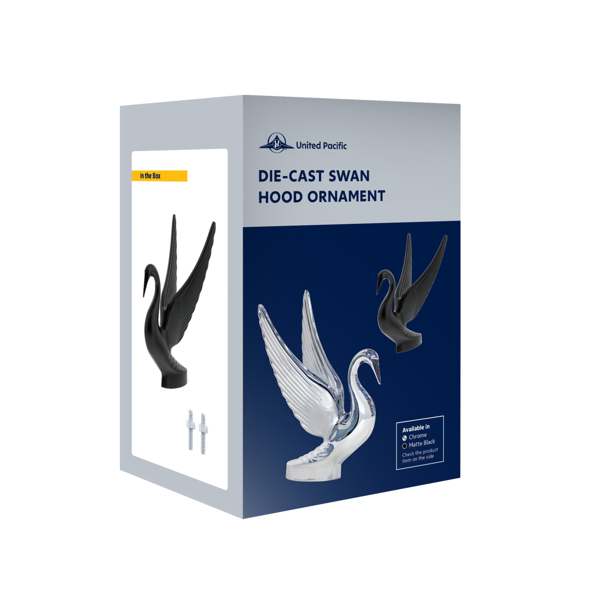 Die-Cast Swan Hood Ornament