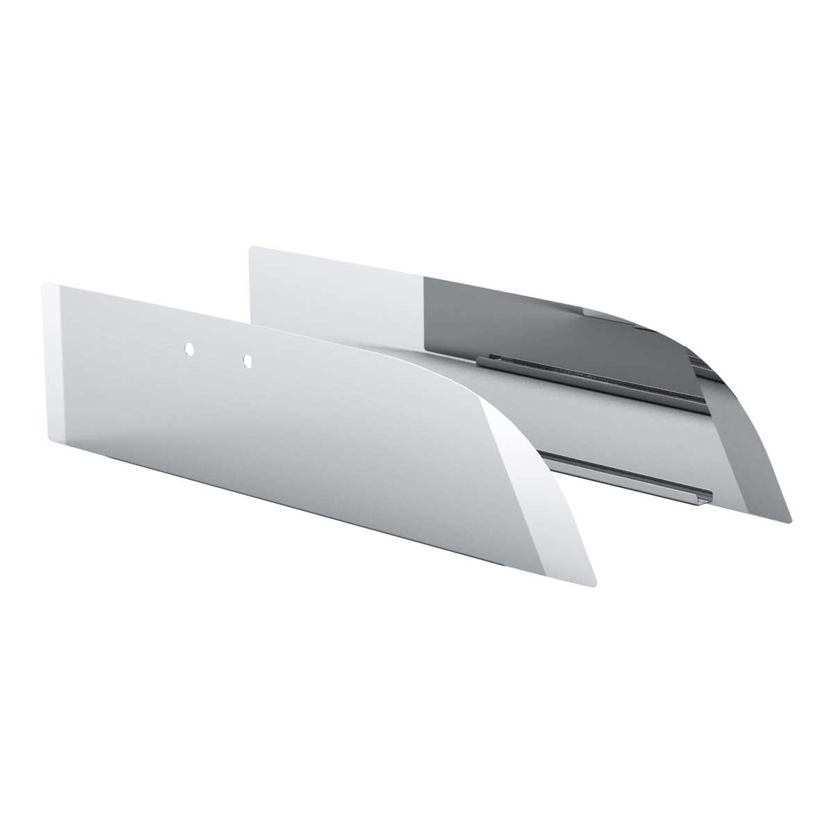 Pair of Peterbilt 579 Convex Mirror Trucks 2012-2026 Stainless Steel 8" Chop Top Window Trim