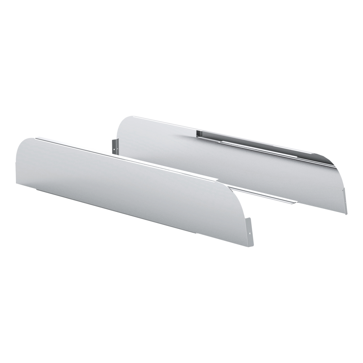 Pair of Kenworth 1998 and Newer Stainless Steel 5" Chop Top Window Trim