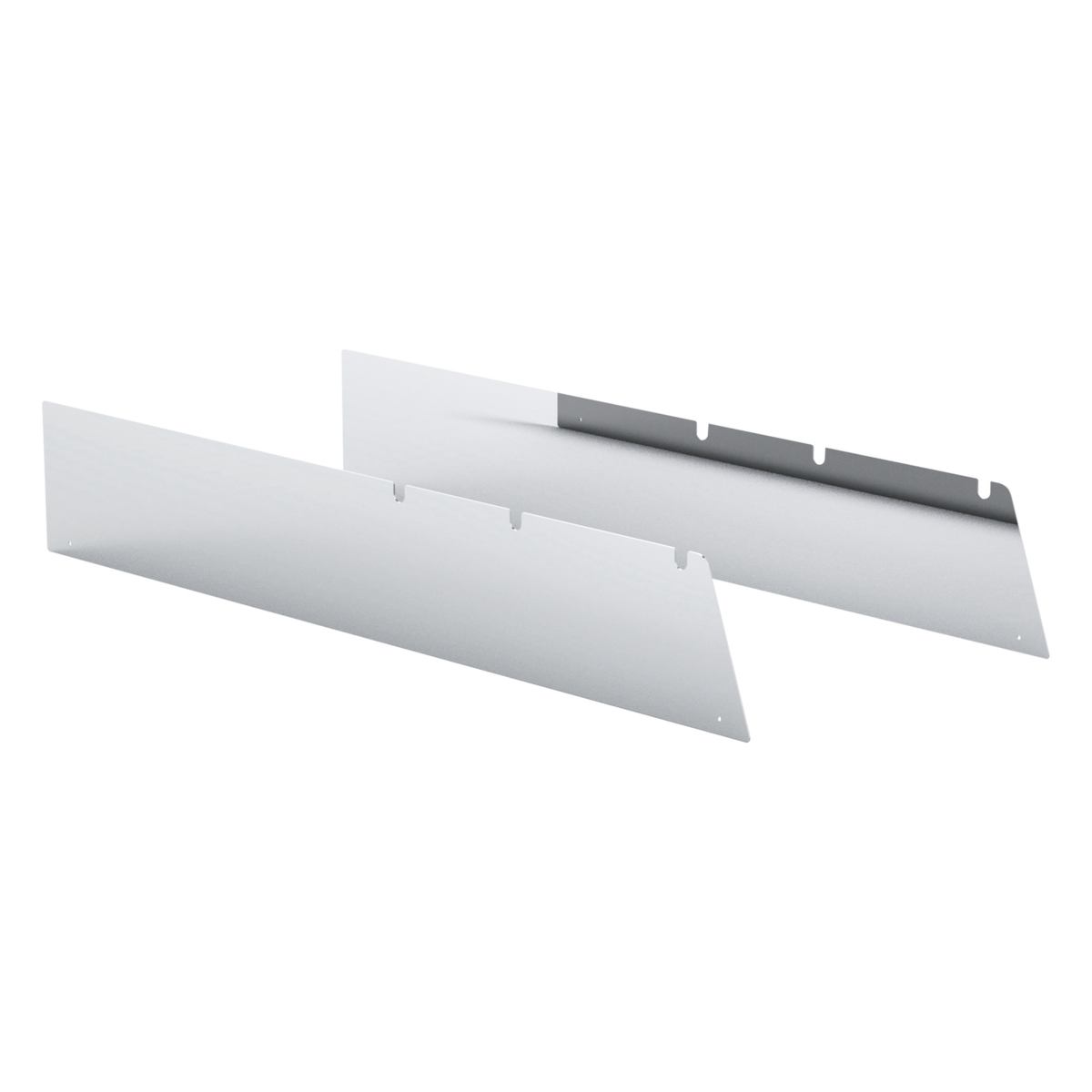 Pair of International 4700 1998-2001 Stainless Steel 5" Chop Top Window Trim