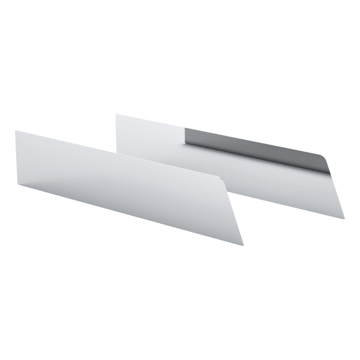 Pair of International Prostar 2006-2016 Stainless Steel 6" Chop Top Window Trim for Sealed Vent Window