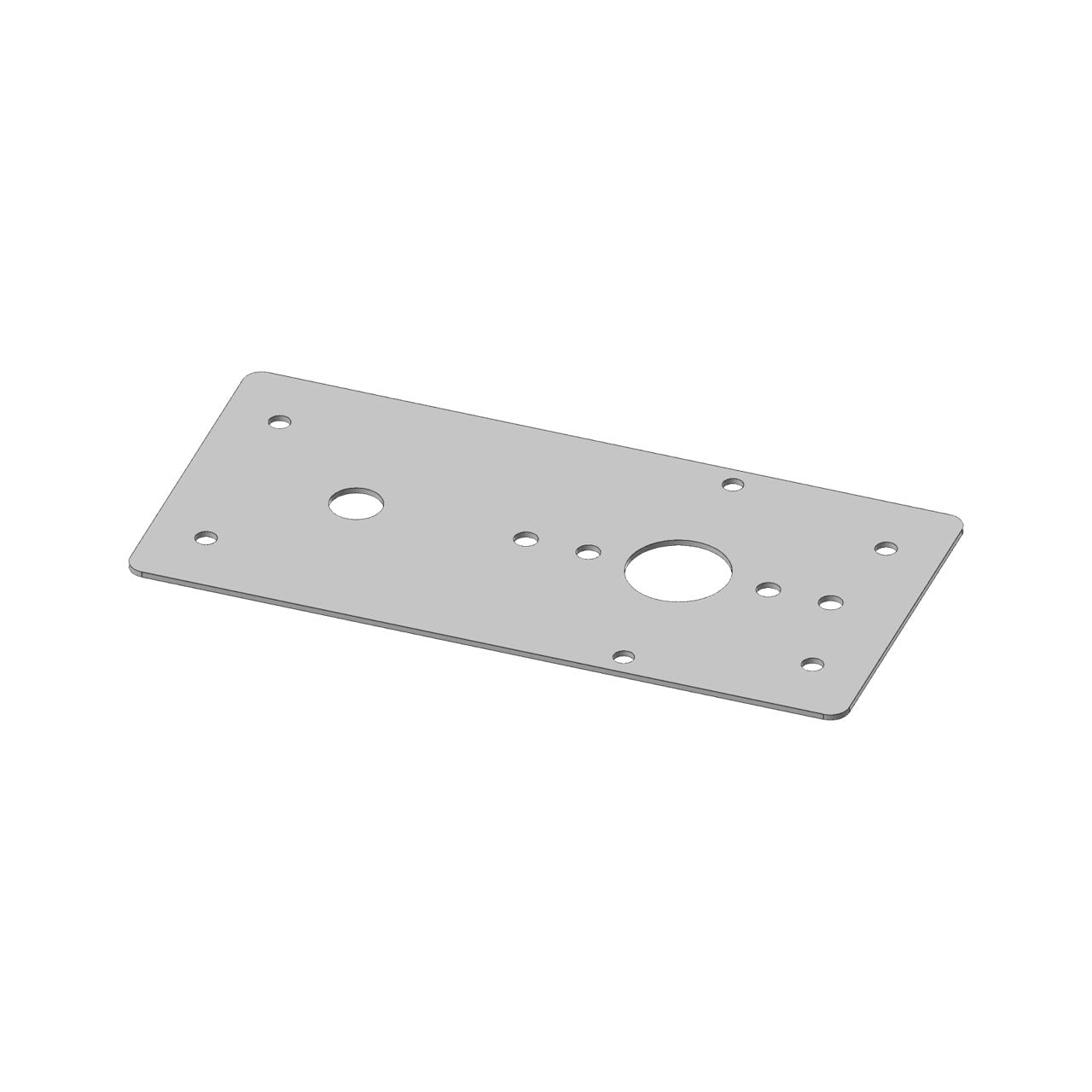Stainless Steel Above Door Dome Light Plate with 1 Watermelon Light Hole and 1 Switch Hole for Kenworth T880, W990, Freightliner Classic and Volvo VNL