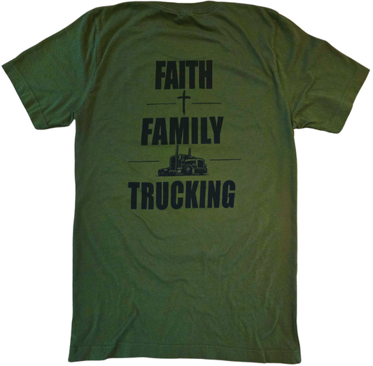 BEAM Truck Parts Faith Family Trucking Shirt