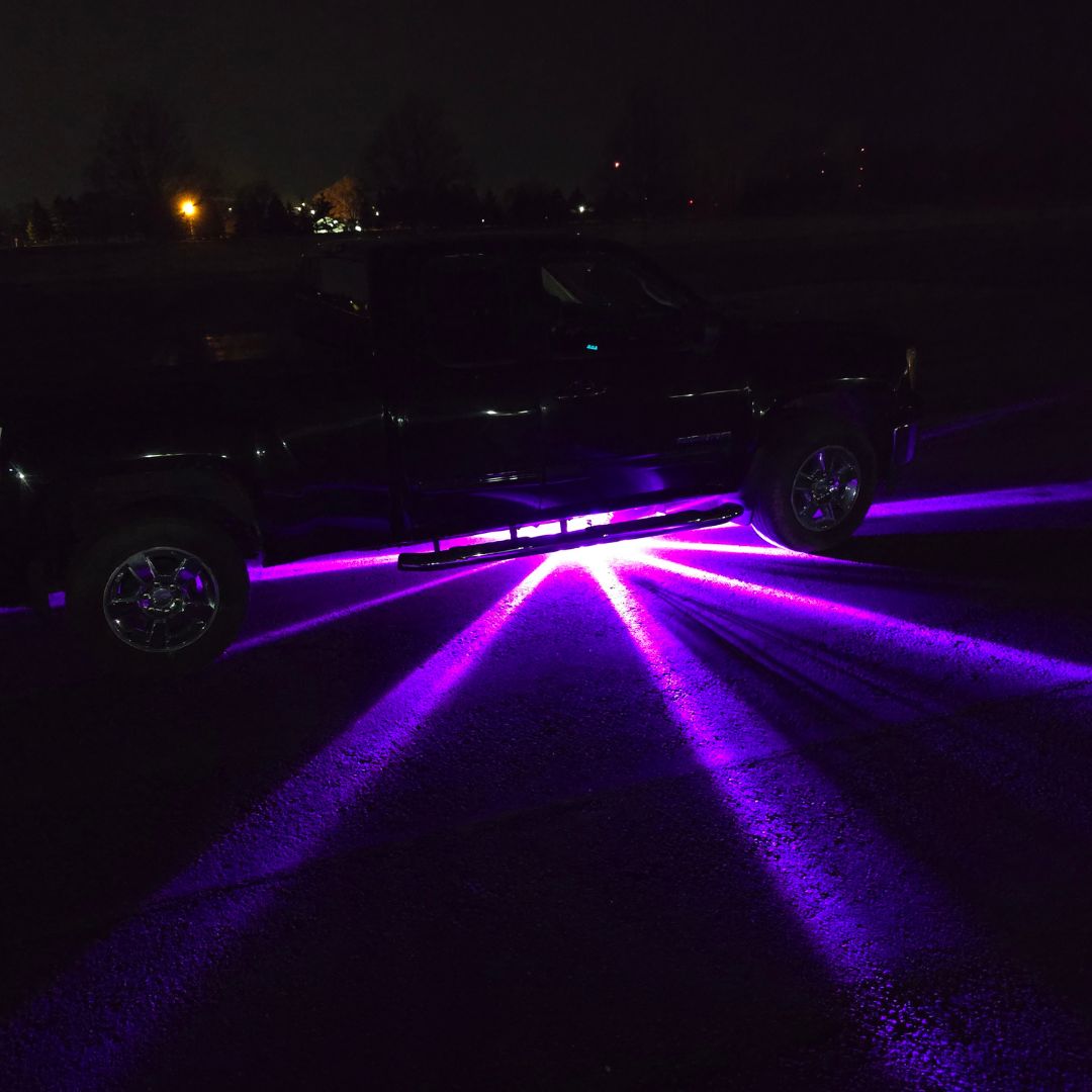 InfinityBEAM Dual Color Purple to Red H11 Star Pattern Glass Watermelon Light