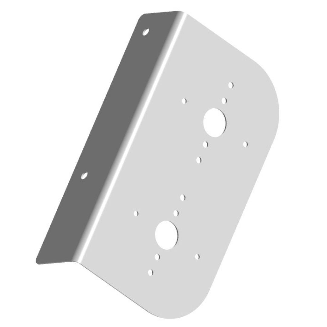 Peterbilt 579 Mirror Light Bracket with 2 Watermelon Light Holes