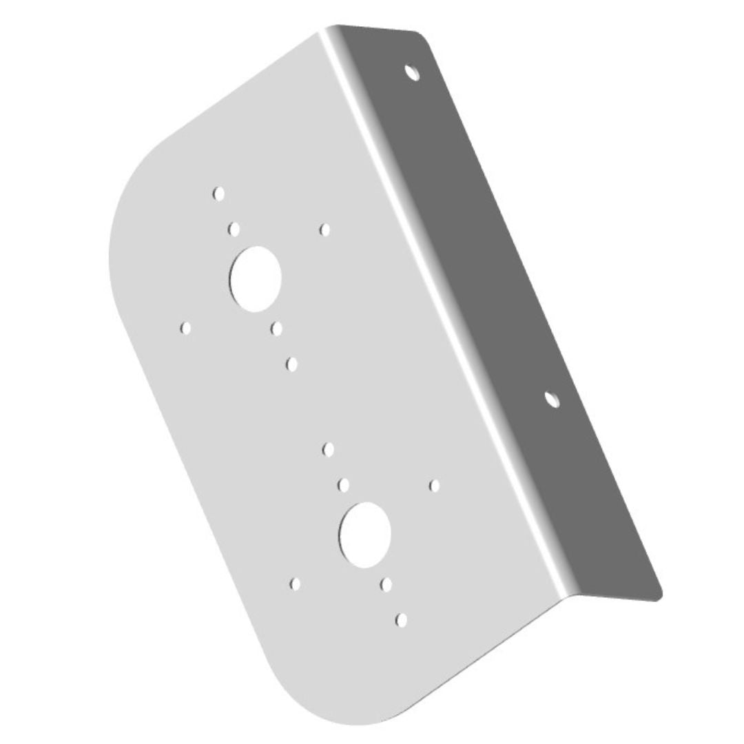 Peterbilt 579 Mirror Light Bracket with 2 Watermelon Light Holes