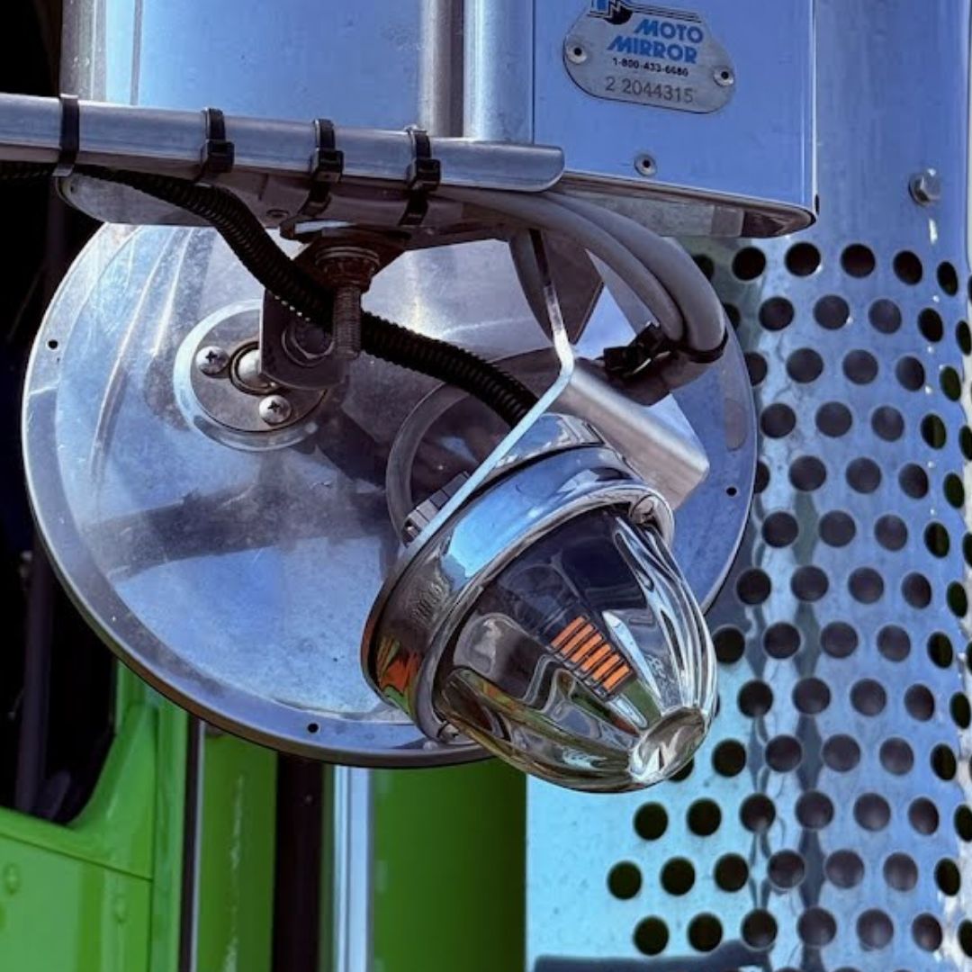 Heavy Duty Stainless Steel 45 Degree Mirror Bracket With 1 Watermelon Light Hole