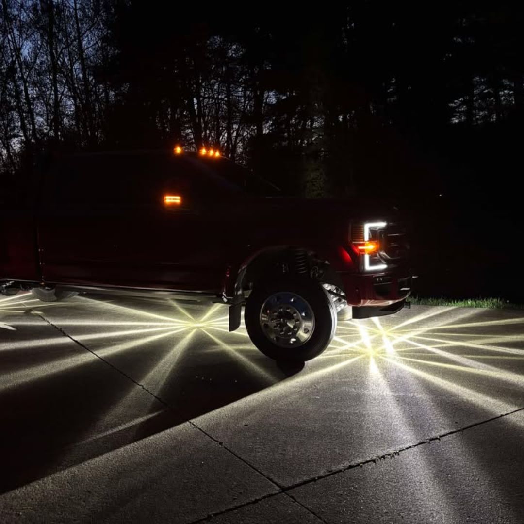 InfinityBEAM Single Color White H11 Star Pattern Glass Watermelon Light