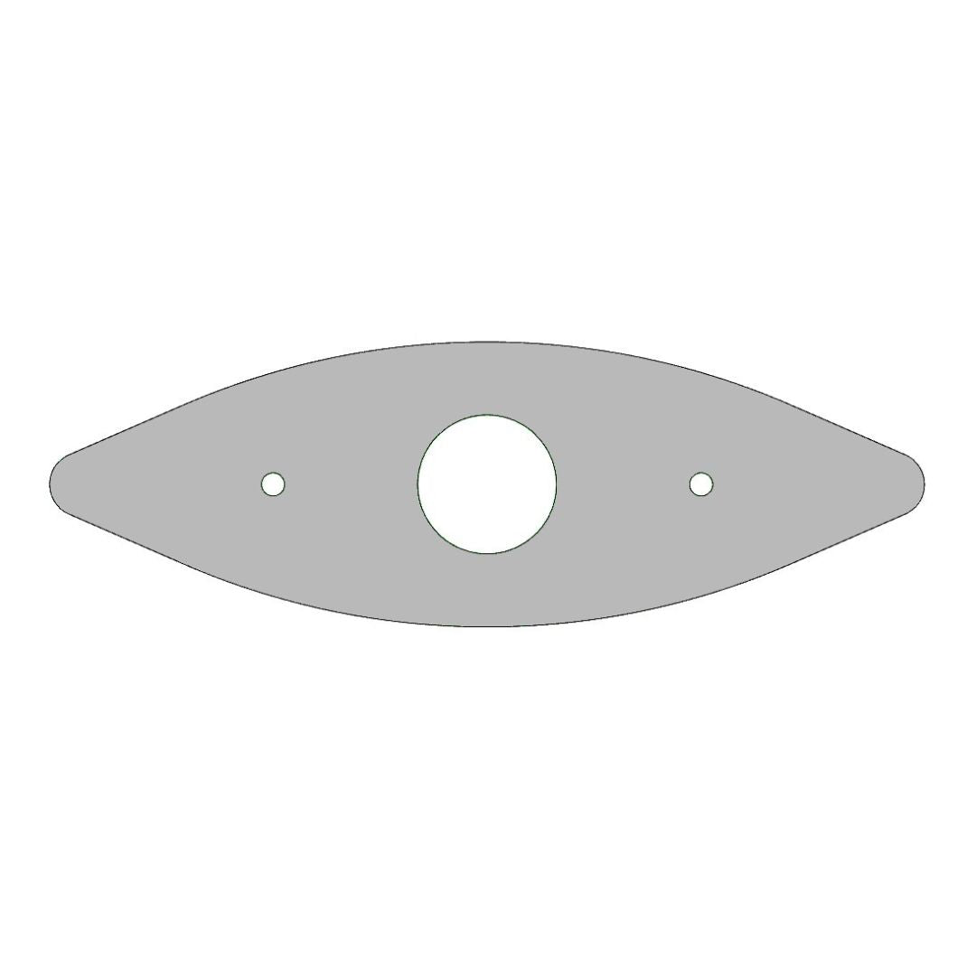 Stainless Steel P1 Style Light Accent Plate