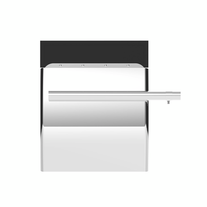 United Pacific 430 Stainless Steel 24" x 24" Competition Series Quarter Fender Set with Tube Mount Bracket