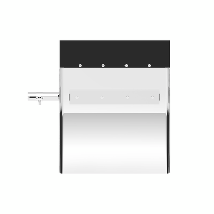United Pacific 430 Stainless Steel 24" x 24" Competition Series Quarter Fender Set with Tube Mount Bracket