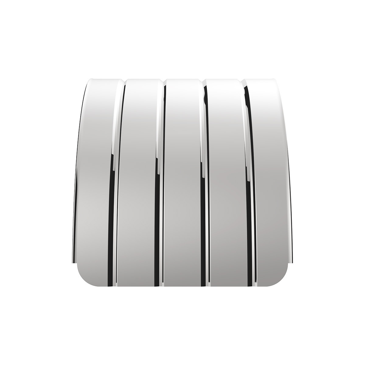 United Pacific 430 Stainless Steel Ribbed 126" Full Fender