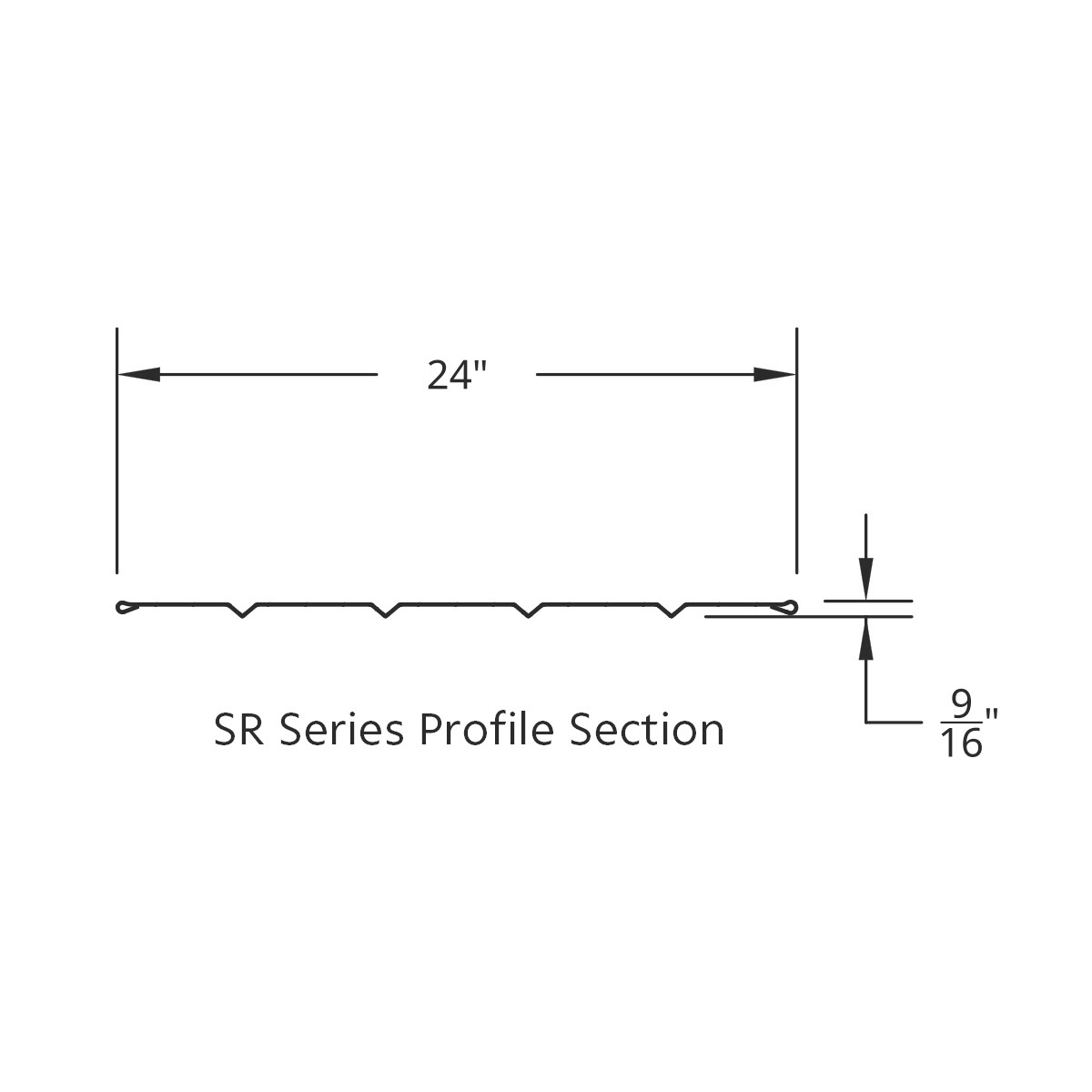 United Pacific 430 Stainless Steel Ribbed 60" Half Fender with 25" Drop