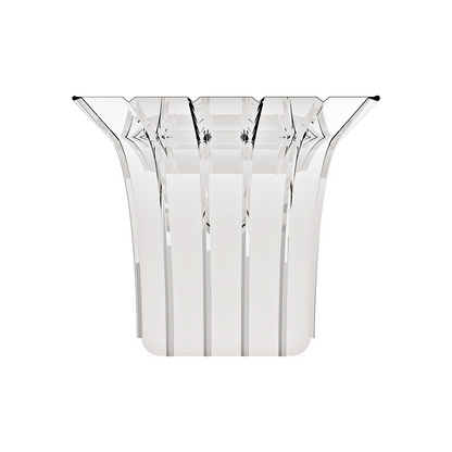United Pacific 430 Stainless Steel Ribbed 60" Half Fender with 25" Drop