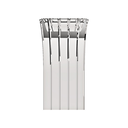 United Pacific 430 Stainless Steel Ribbed 60" Half Fender with 25" Drop