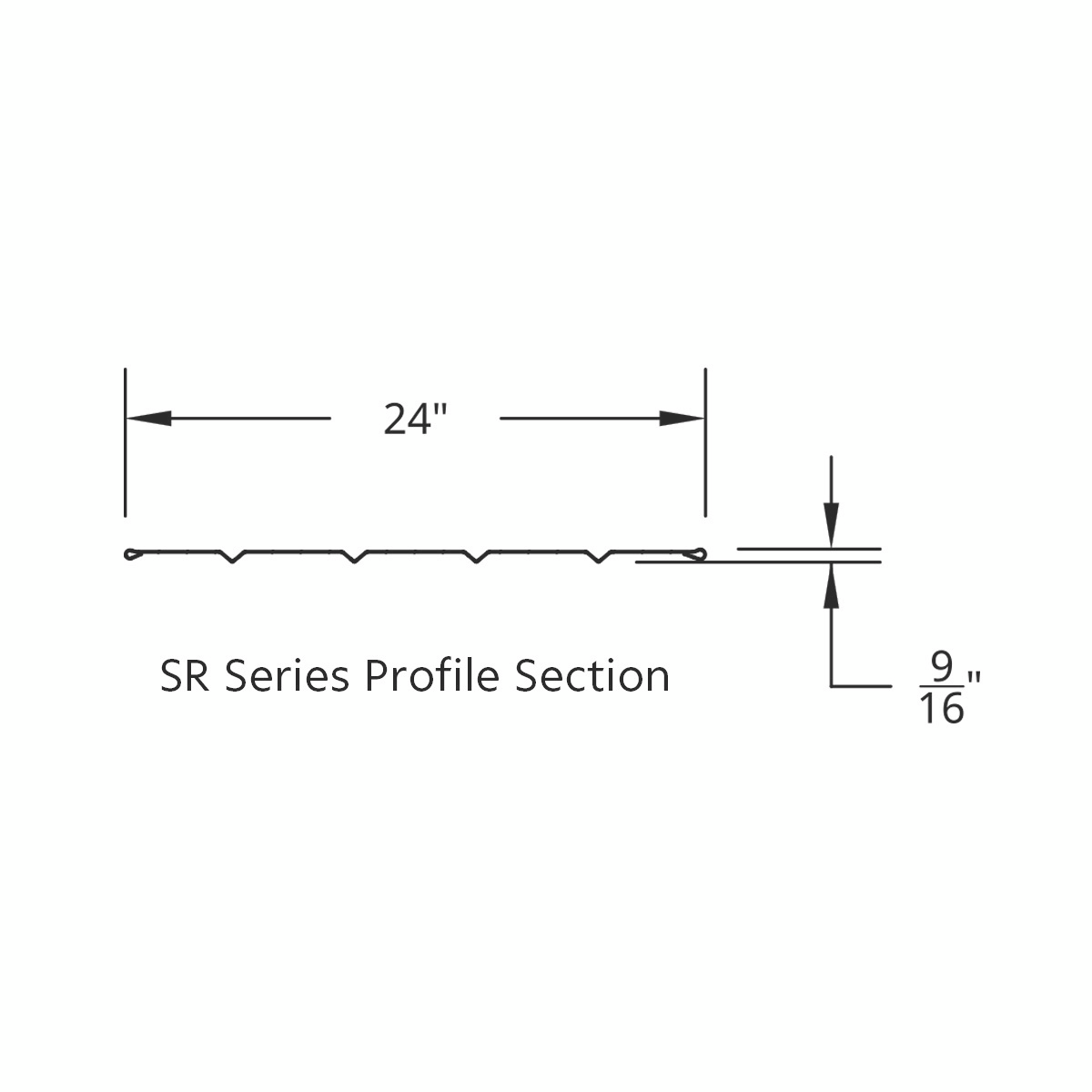 United Pacific 430 Stainless Steel Ribbed 66" Half Fender
