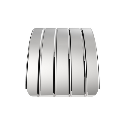 United Pacific 430 Stainless Steel Ribbed 66" Half Fender