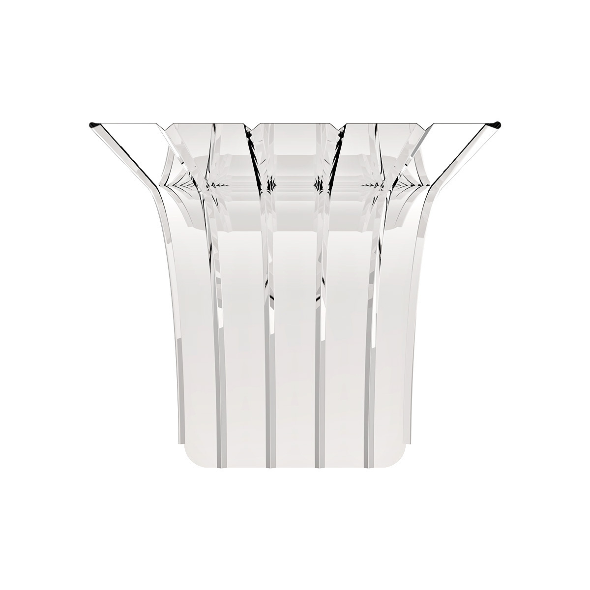 United Pacific 430 Stainless Steel Ribbed 66" Half Fender