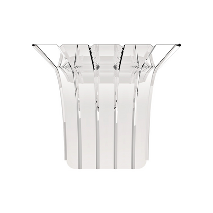 United Pacific 430 Stainless Steel Ribbed 66" Half Fender