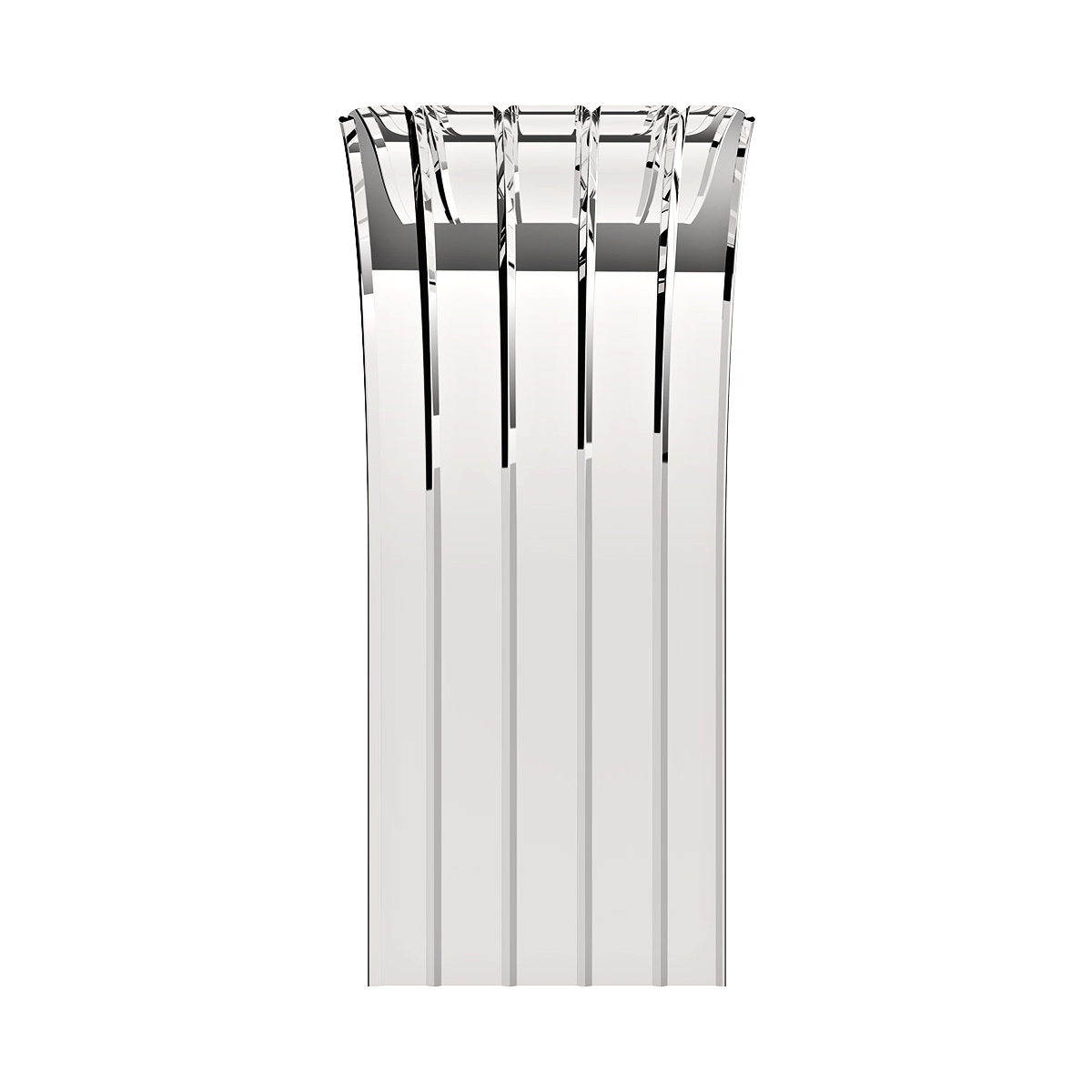 United Pacific 430 Stainless Steel Ribbed 66" Half Fender