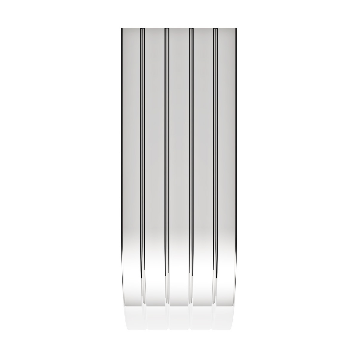 United Pacific 430 Stainless Steel Ribbed 80" Half Fender