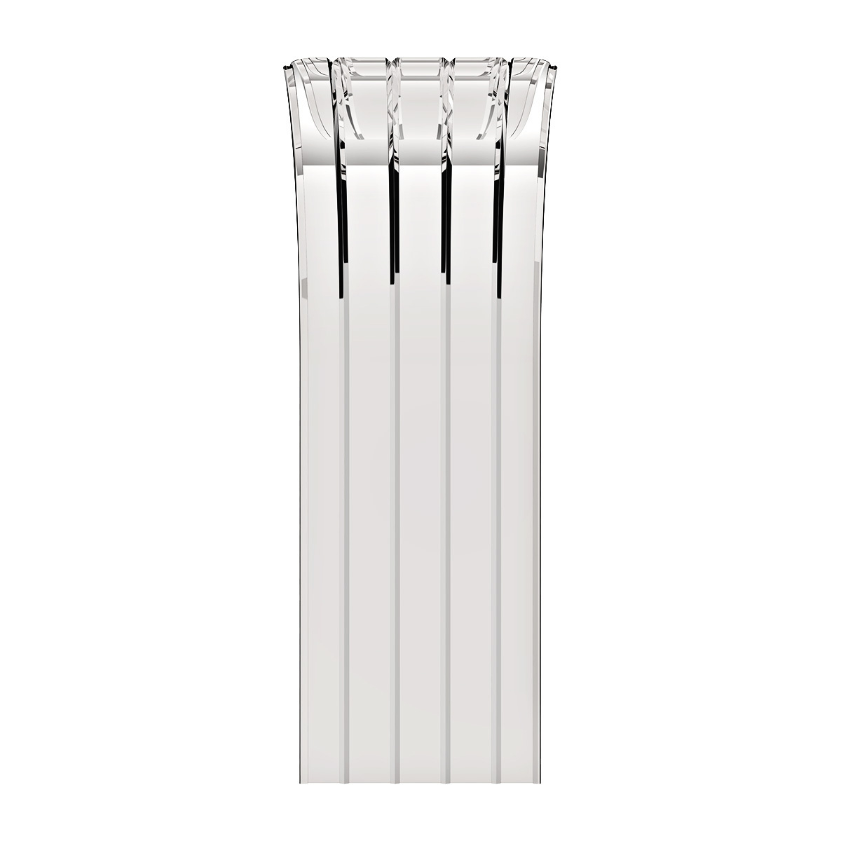 United Pacific 430 Stainless Steel Ribbed 80" Half Fender