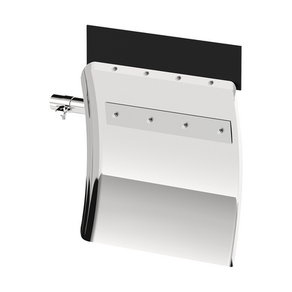 United Pacific 430 Stainless Steel 24" x 27" Quarter Fender Set with Tube Mount Bracket