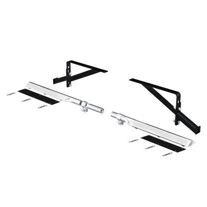 United Pacific 29" 430 Stainless Steel Universal Heavy Duty Half Tandem Fender Mounting Arm Kit