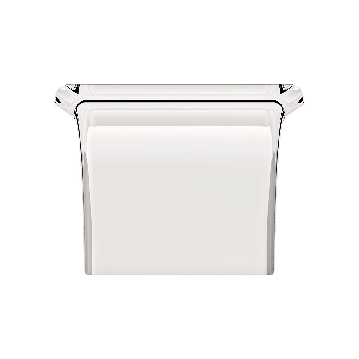 United Pacific 430 Stainless Steel Stamped Edge Smooth 66" Half Fender
