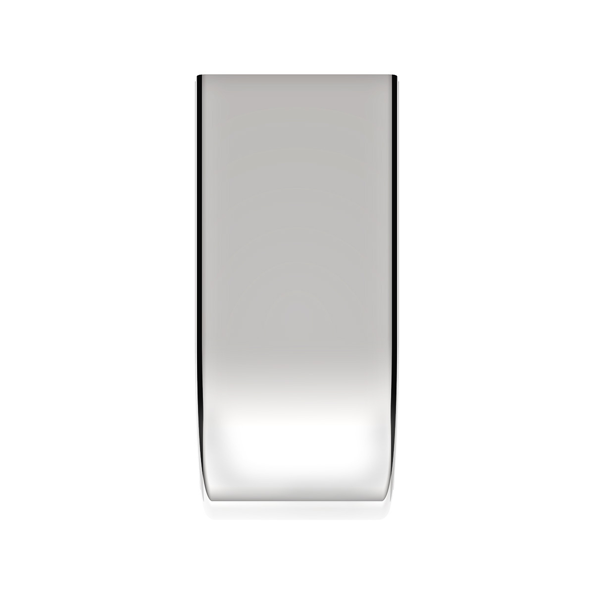 United Pacific 430 Stainless Steel Stamped Edge Smooth 66" Half Fender
