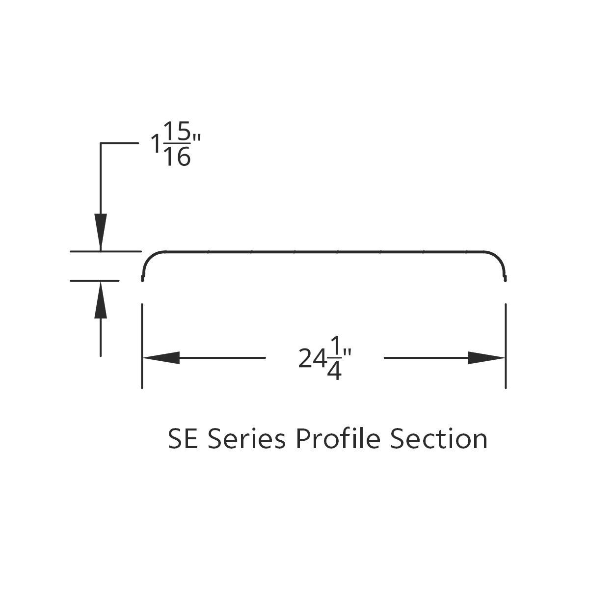 United Pacific 430 Stainless Steel Stamped Edge Smooth 80" Half Fender