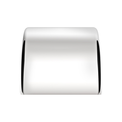 United Pacific 430 Stainless Steel Stamped Edge Smooth 80" Half Fender
