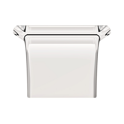 United Pacific 430 Stainless Steel Stamped Edge Smooth 80" Half Fender