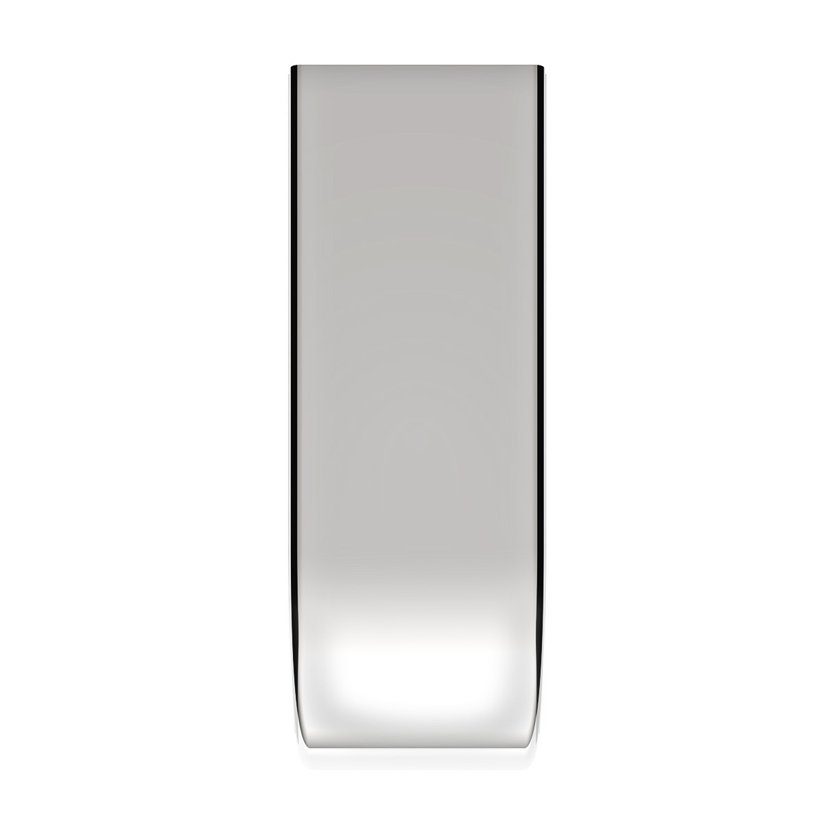 United Pacific 430 Stainless Steel Stamped Edge Smooth 80" Half Fender