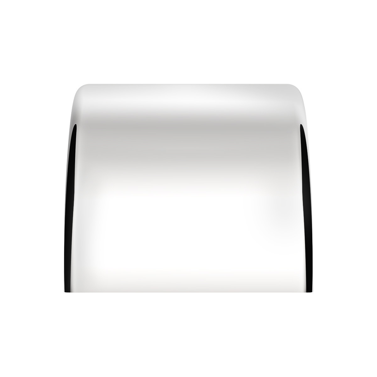 United Pacific 430 Stainless Steel Roll Formed Edge Smooth 66" Half Fender