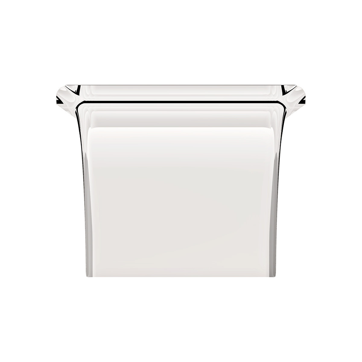 United Pacific 430 Stainless Steel Roll Formed Edge Smooth 66" Half Fender