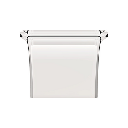 United Pacific 430 Stainless Steel Roll Formed Edge Smooth 66" Half Fender