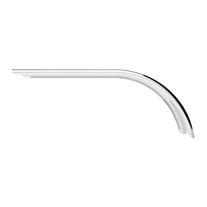 United Pacific 430 Stainless Steel Roll Formed Edge Smooth 66" Half Fender